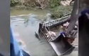 Video: Xe lao xuống sông, lợn bì bòm, tài xế đau đầu