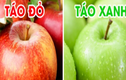 Ăn táo đỏ hay táo xanh là tốt nhất?