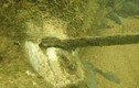 Nạo vét sông, phát hiện vật thể lạ bị "phong ấn" trong đá suốt trăm năm