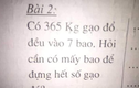 Bài Toán tiểu học tưởng siêu dễ nhưng lại gây nhiều tranh cãi