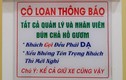 Quán bún chả viết nội quy "gắt": Khách gọi phải dạ thưa!