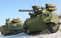 "Lạnh xương sống" xe tăng không người lái của Nga