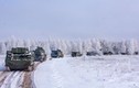 Cận cảnh tên lửa Buk-M3 Nga huấn luyện trong mưa tuyết kỷ lục
