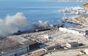 Tàu đổ bộ Nga bốc cháy ở cảng Severomorsk