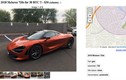 Rao bán siêu xe McLaren 720S giá 30 Bitcoin