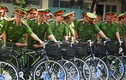 Lần đầu tiên cảnh sát TPHCM tuần tra bằng xe đạp