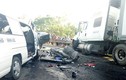 Xe Container nổ lốp đâm nhiều xe, 12 người nhập viện