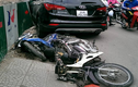 Hà Nội: Ô tô gây tai nạn liên hoàn, 4 người thương nặng