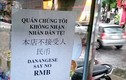 Dân Đà Nẵng treo bảng không nhận tiền Trung Quốc