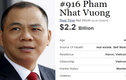 Ông Phạm Nhật Vượng vẫn là tỷ phú USD duy nhất của Việt Nam