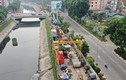 Dự án nghìn tỷ biến đường đi bộ ven sông Tô Lịch thành đại công trường