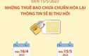 Đến 15/5/2023: Những thuê bao chưa chuẩn hóa lại thông tin sẽ bị thu hồi