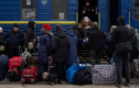 Cảnh người dân Ukraine sơ tán vì xung đột