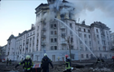 Thủ đô Ukraine hoang tàn sau đòn tập kích mới nhất của Nga