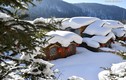 Khung cảnh thơ mộng của ngôi làng phủ kín tuyết trắng suốt mùa đông