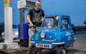 Người đàn ông sở hữu xế hộp siêu nhỏ, “siêu tiết kiệm xăng”