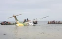 Hiện trường vụ máy bay lao xuống hồ Victoria khiến 19 người chết