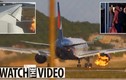Máy bay Nga chở 321 khách du lịch bốc cháy khi cất cánh