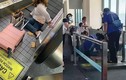 Kẹt ở băng chuyền của sân bay, cô gái phải cắt bỏ chân