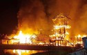Hện trường tan hoang vụ cháy chợ nổi Pattaya của Thái Lan