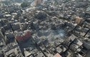 Cảnh nhà cửa tan hoang ở Dải Gaza vì trúng không kích của Israel