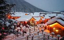 Ngôi làng tuyết trắng huyền ảo suốt mùa đông ở Trung Quốc