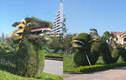 Linh vật rồng tạo hình từ cây xanh ở Quảng Bình khiến netizen tranh cãi