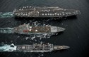 Uy lực nhóm tàu sân bay Mỹ triển khai rầm rộ đối phó Iran