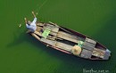Zoom Hà Nội: Cụ ông đánh cá trong ô nước sông Hồng