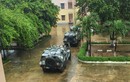 Xe lội nước BTR-152 ứng phó bão số 9 ở Đà Nẵng