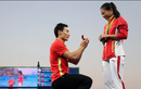 Màn cầu hôn kịch tính của VĐV Trung Quốc tại Olympic Rio