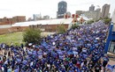Hình ảnh biểu tình dữ dội phản đối Tổng thống Nam Phi