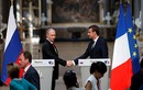 Loạt ảnh ấn tượng cuộc gặp Tổng thống Putin-Macron