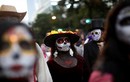Kinh dị “bộ xương” diễu hành trong lễ hội người chết ở Mexico