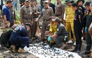 Rùng mình 288 khúc xương dưới ao gần nhà nghi phạm giết người ở Bangkok