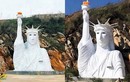 Kiểm tra công trình tượng nữ thần tự do phiên bản “đột biến” ở Sa Pa