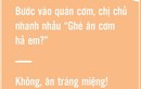 Tuyển tập những câu “hỏi cũng như không” đầu giờ trưa