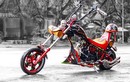 Môtô 50 phân khối độ chopper độc đáo ở Sài Gòn