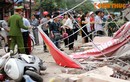 Toàn cảnh nhà 3 tầng đổ sập giữa phố ở Bắc Giang