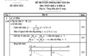 Đáp án chính thức của Bộ GD&ĐT các khối A, A1, V