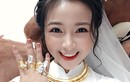 Những cô dâu nổi tiếng đeo vàng trĩu cổ trong năm 2019
