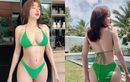 Mẹ đơn thân Elly Trần diện bikini khoe đường cong “căng cực“