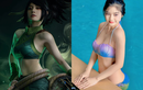 Cosplay thành tướng nữ LMHT, nàng hot girl khoe lưng trần cực nuột