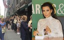 Fan chờ dài cổ để xin chữ ký Kim Kardashian 