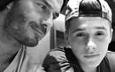 Cậu cả Brooklyn Beckham bảnh bao bất ngờ đến mừng sinh nhật bố