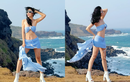 Siêu mẫu Anh Thư khoe dáng nuột với bikini trên bờ biển 