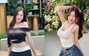 Hot girl xinh đẹp chăm khoe vòng 1 “ngộp thở” khi xuống phố