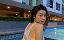 Mỹ nhân Thái Lan mặc bikini mỏng tang ở hồ bơi