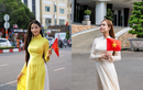 Hot face sao Việt: Hoàng Thùy chụp ảnh áo dài hướng về đại lễ
