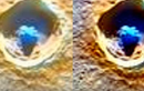 Cận cảnh vật thể khổng lồ màu xanh bí ẩn trên sao Thủy